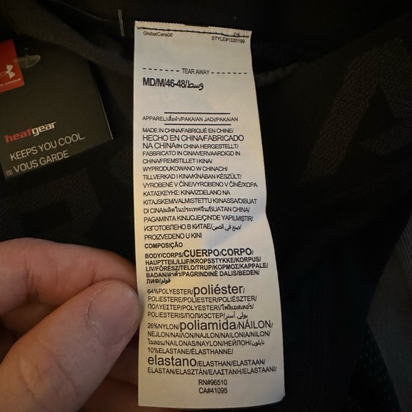 Under Armour Black Compression Leggings/Tights Medium - Picture 4 of 4